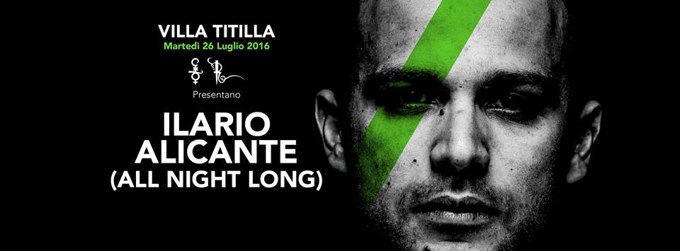 Martedì 26 Luglio special guest Ilario Alicante per il VillaTitilla alla Villa delle Rose Martedì 26 Luglio special guest Ilario Alicante per il VillaTitilla alla Villa delle Rose