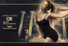 Lunedi 27 Agosto special guest Olga Ryazanova alla Baia Imperiale Lunedi 27 Agosto special guest Olga Ryazanova alla Baia Imperiale