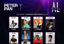Programma Eventi Estate 2024 Sabato Sera al Peter Pan di Riccione