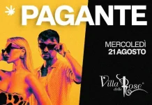 Mercoledì 21 Agosto Party NoName, la serata Over 16 della Villa delle Rose con special guest Il Pagante